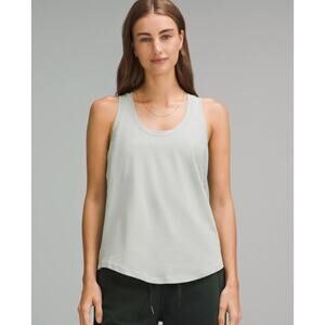 Lululemon gray white Racerback tank Top